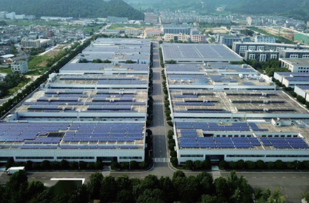Photovoltaic power generation project in a park in Suzhou